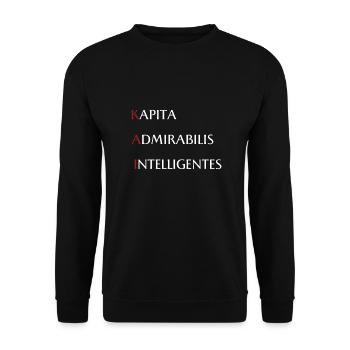 Kai - Unisex Pullover - Schwarz - Vorne - Alina (178cm) & Michal (187cm)