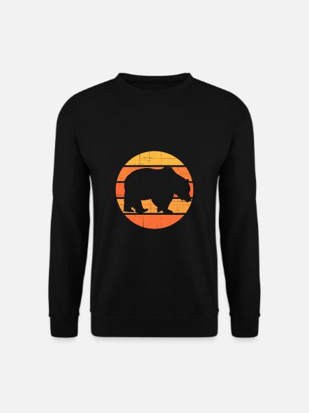 Ours - Sweat-shirt Unisexe - noir
