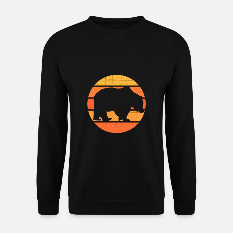 Bär - Unisex Pullover - Schwarz