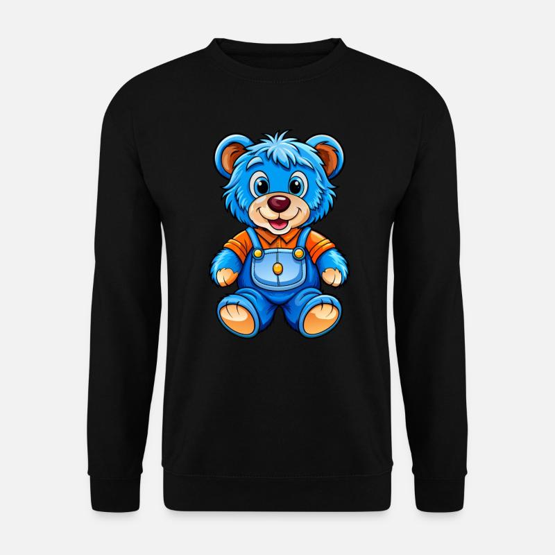 Blauer Teddy - Unisex Pullover - Schwarz
