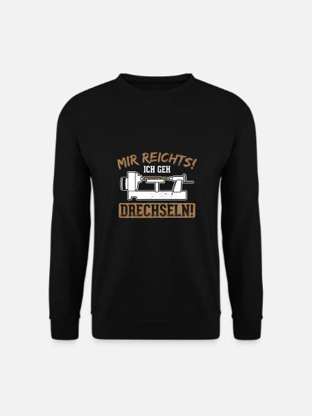 Drechseln Drehen - Unisex Pullover - Schwarz