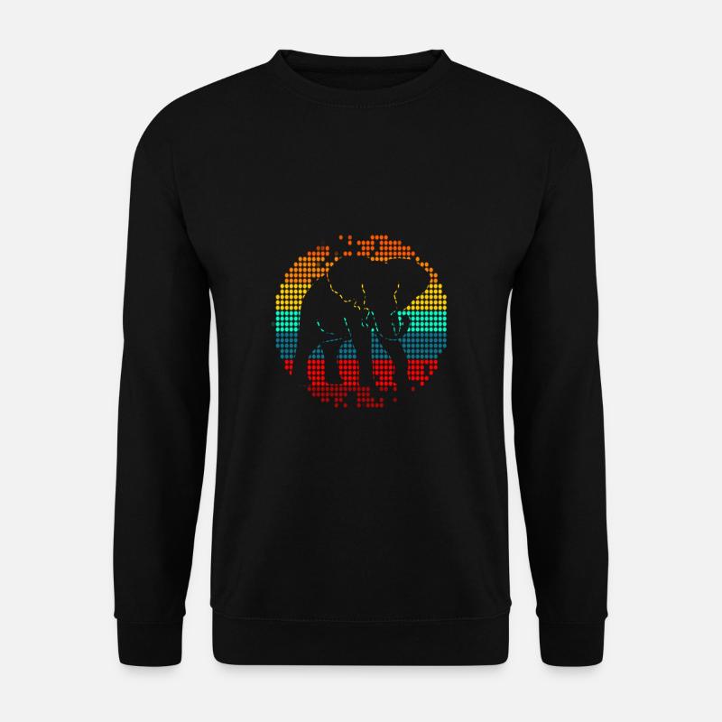 Elephant - Unisex Sweatshirt - black