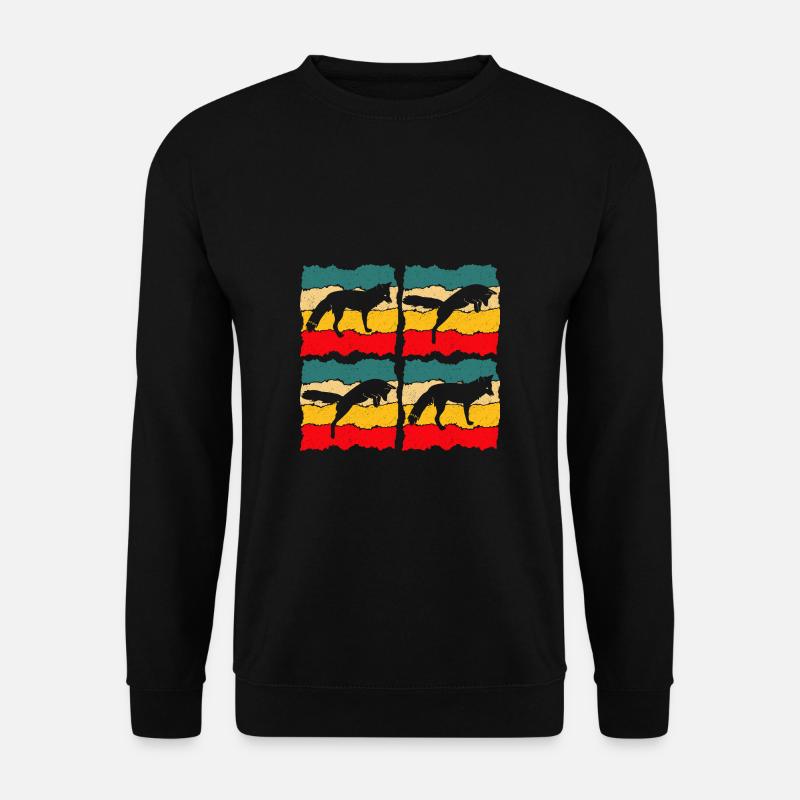 Fuchs - Unisex Pullover - Schwarz