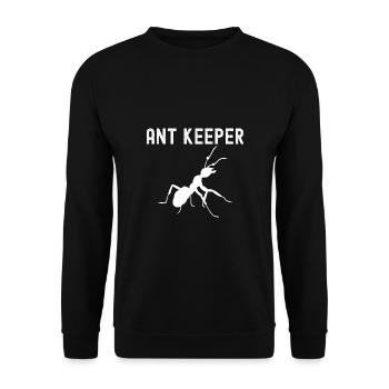 Ant - Unisex Sweatshirt - black - Front - Alina (178cm) & Michal (187cm)