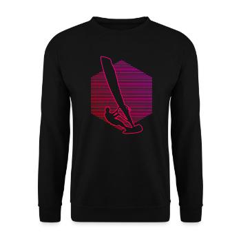 Women's Surfing Surfer Windsurfer Men Windsurfing - Unisex Sweatshirt - black - Front - Alina (178cm) & Michal (187cm)