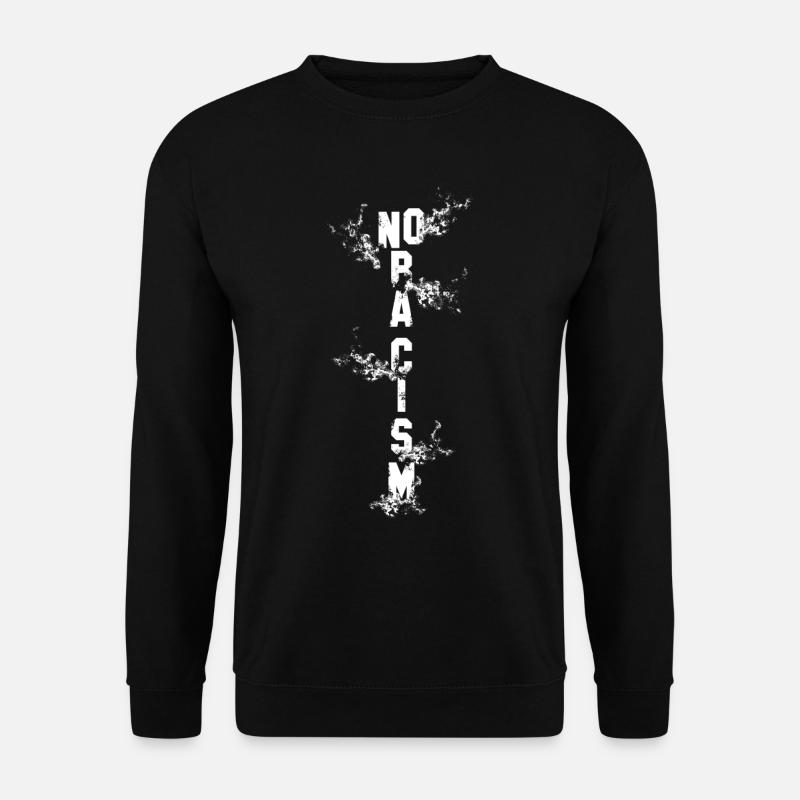 Pas de racisme - Sweat-shirt Unisexe - noir