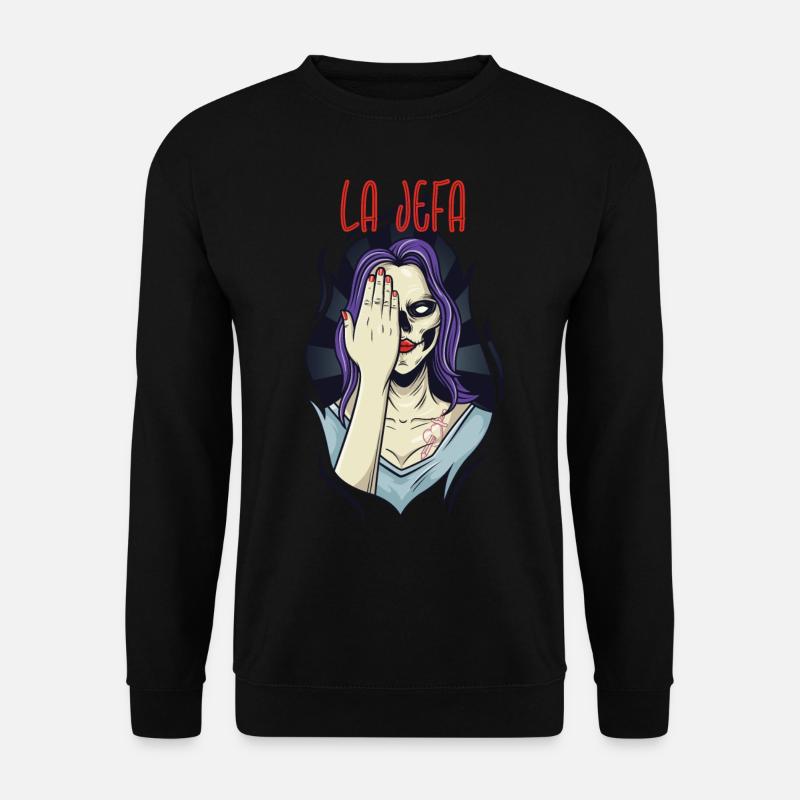 La Jefa - the boss - Unisex Sweatshirt - black