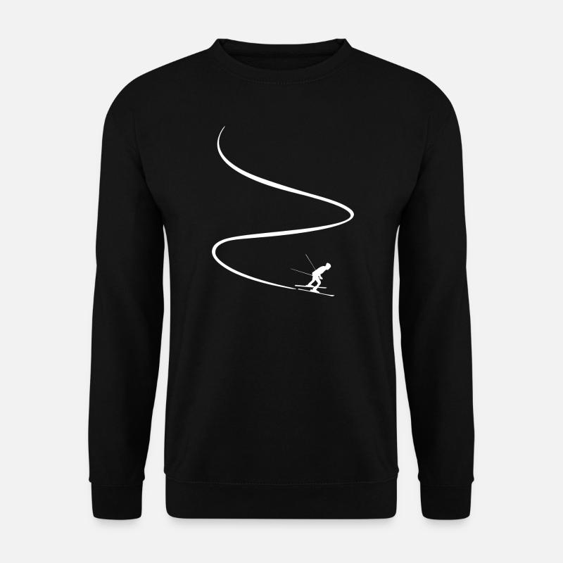 Skipiste - Unisex Pullover - Schwarz
