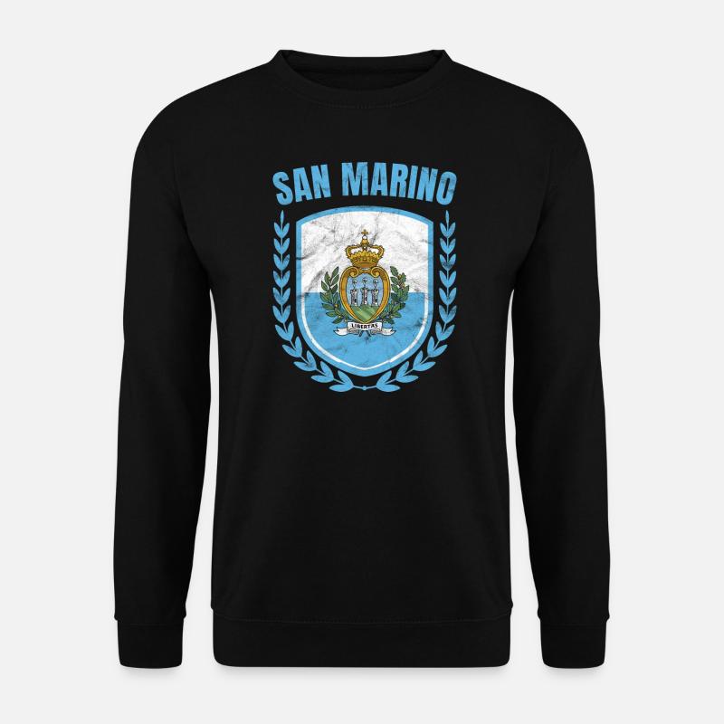 San Marino - Unisex Sweatshirt - black