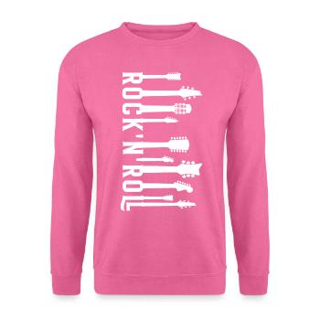 Rock and Roll - Unisex Pullover - Pink - Vorne