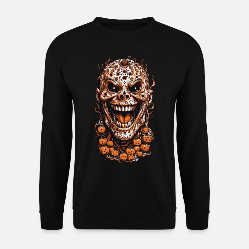 Effrayant Halloween Pumpkin Trypophobia Design - Sweat-shirt Unisexe - noir