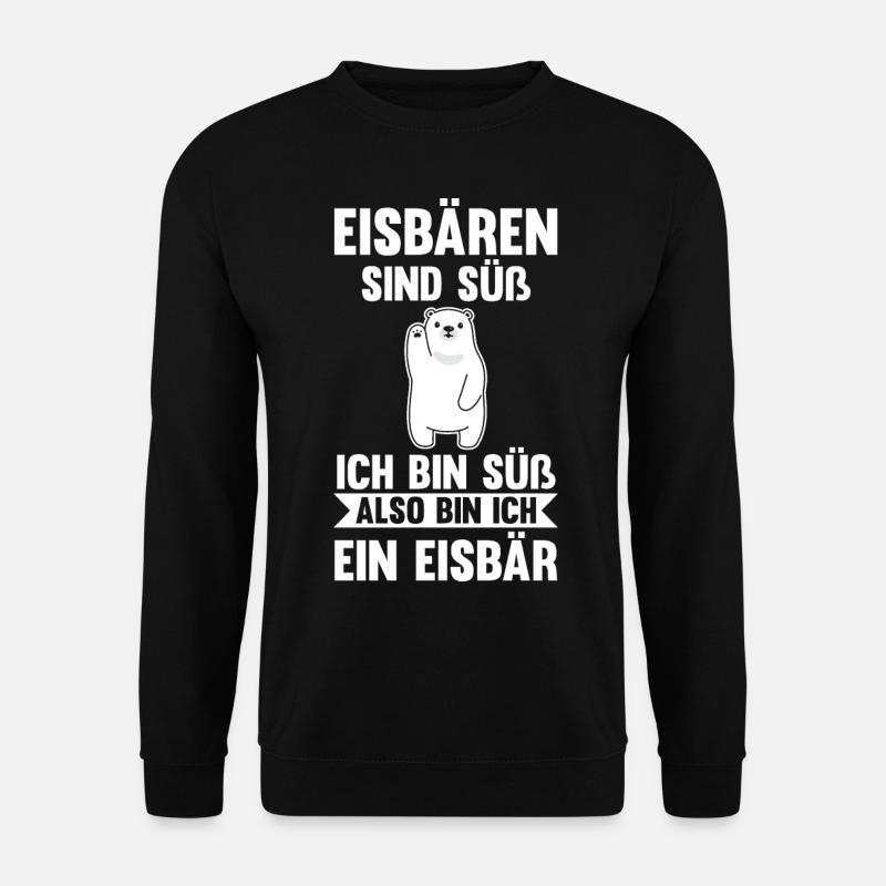Eisbär Eisbären - Unisex Pullover - Schwarz