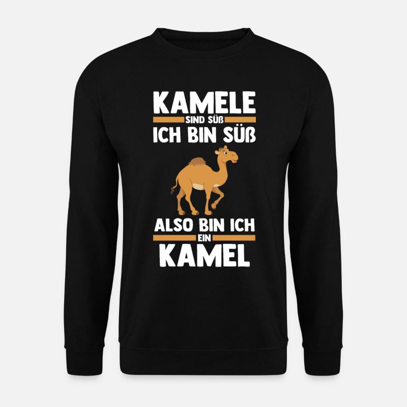 Kamel - Unisex Pullover - Schwarz