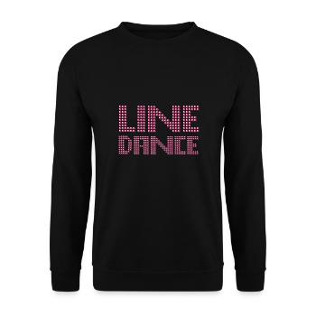 Danse en ligne - Danse en ligne - Sweat-shirt Unisexe - noir - Devant - Alina (178cm) & Michal (187cm)