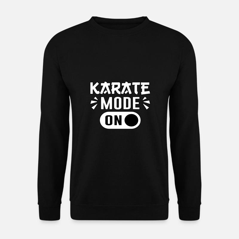 Karate-Modus an - Unisex Pullover - Schwarz