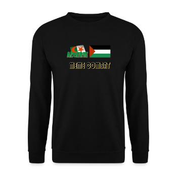 palestine_1 - Sweat-shirt Unisexe - noir - Devant - Alina (178cm) & Michal (187cm)