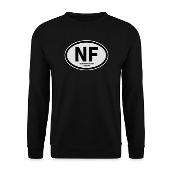 NF Nordfriesland Husum - Unisex Pullover - Schwarz - Vorne - Alina (178cm) & Michal (187cm)
