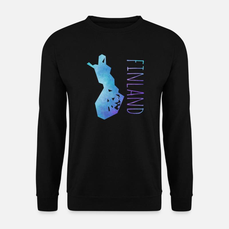 finland - Unisex Pullover - Schwarz