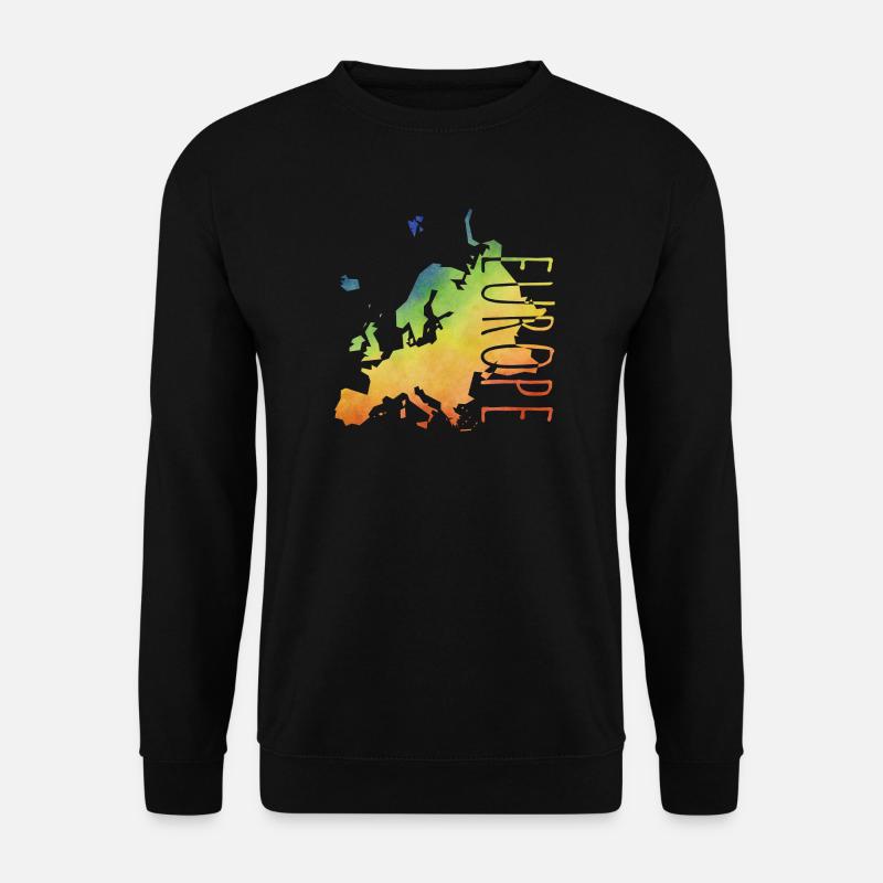 europe - Unisex Pullover - Schwarz