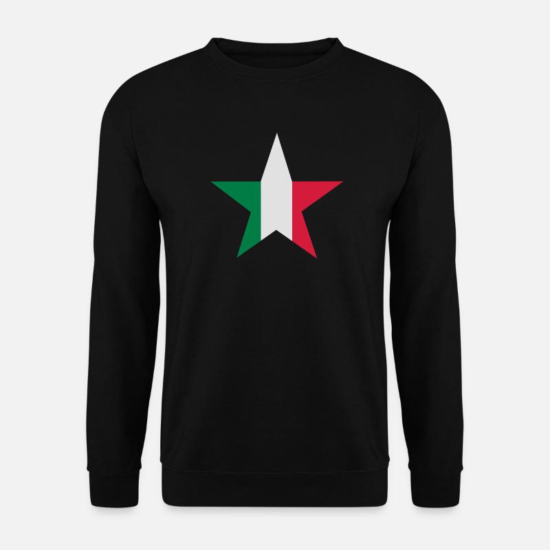 Italienische Stern - Unisex Pullover - Schwarz