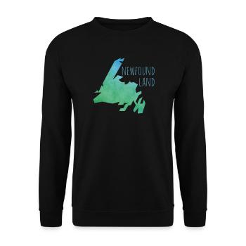 newfoundland - Unisex Sweatshirt - black - Front - Alina (178cm) & Michal (187cm)