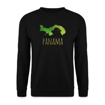 panama - Unisex Pullover - Schwarz - Vorne - Alina (178cm) & Michal (187cm)