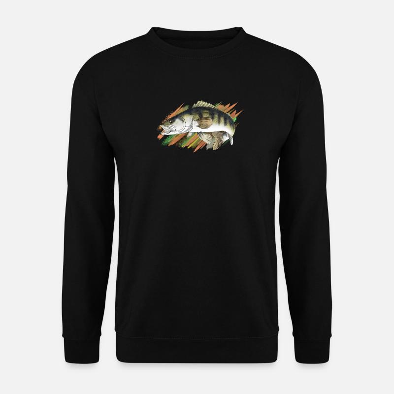 pike-perch - Unisex Sweatshirt - black