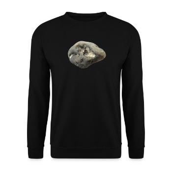 Stein - Unisex Pullover - Schwarz - Vorne - Alina (178cm) & Michal (187cm)
