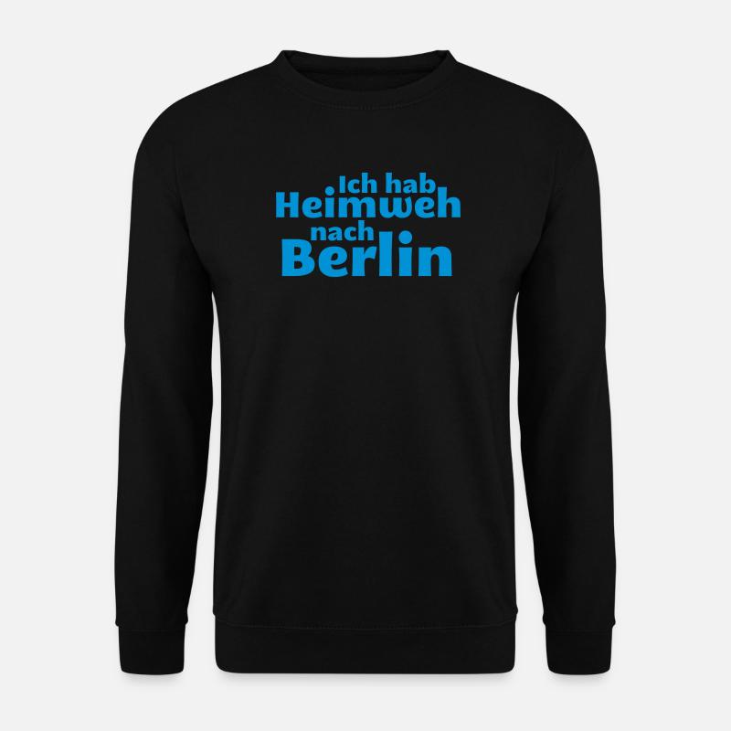 Berlin - Heimweh nach Berlin - Unisex Pullover - Schwarz