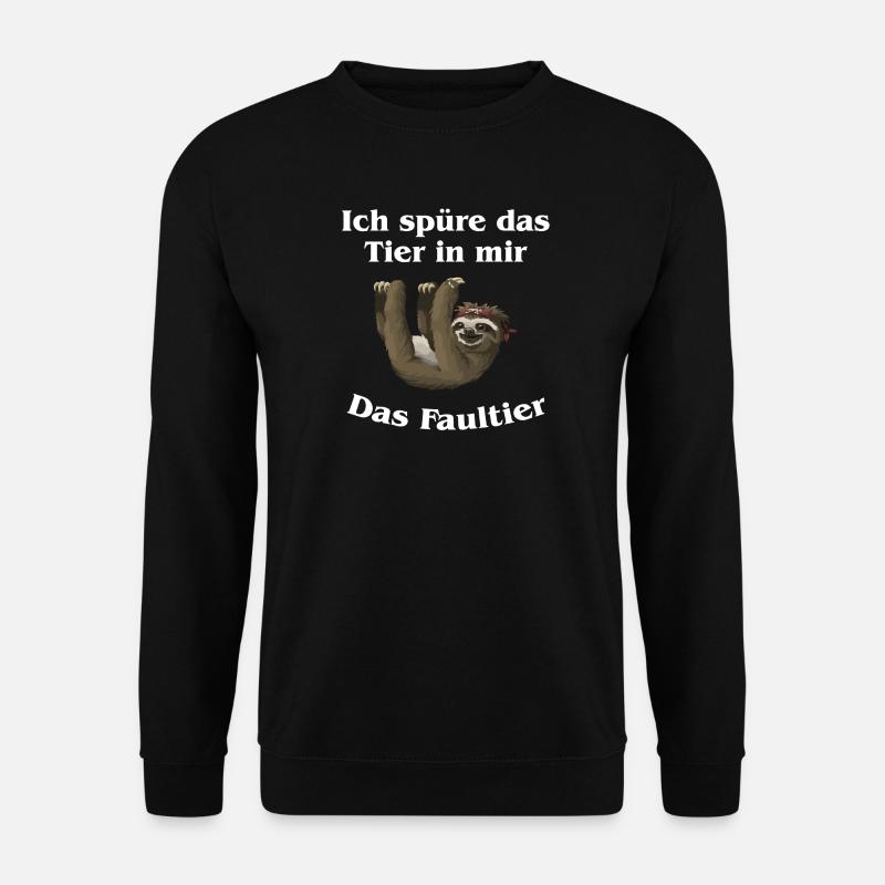 Faultier 1 - Unisex Pullover - Schwarz