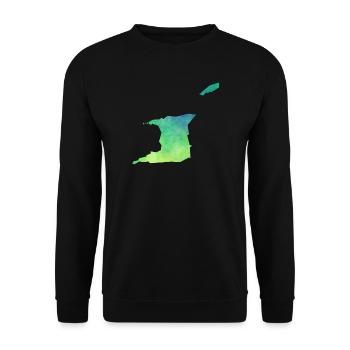 Trinidad and Tobago - Unisex Sweatshirt - black - Front - Alina (178cm) & Michal (187cm)