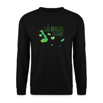 Galapagos - Unisex Sweatshirt - black - Front - Alina (178cm) & Michal (187cm)