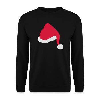 Lustige Geschenke zu Weihnachten - Unisex Pullover - Schwarz - Vorne - Alina (178cm) & Michal (187cm)