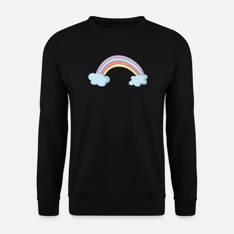 Regenbogen - Unisex Pullover - Schwarz