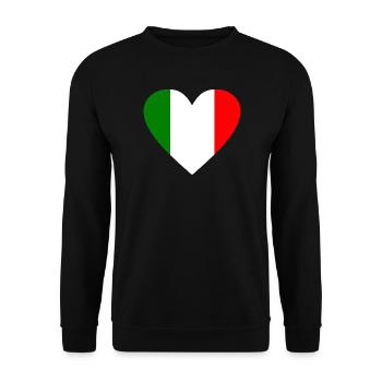 Italie - Sweat-shirt Unisexe - noir - Devant - Alina (178cm) & Michal (187cm)