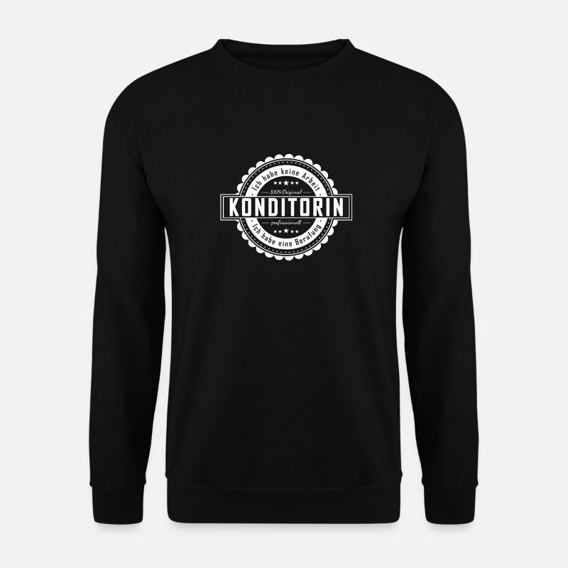 Konditorin - Unisex Pullover - Schwarz