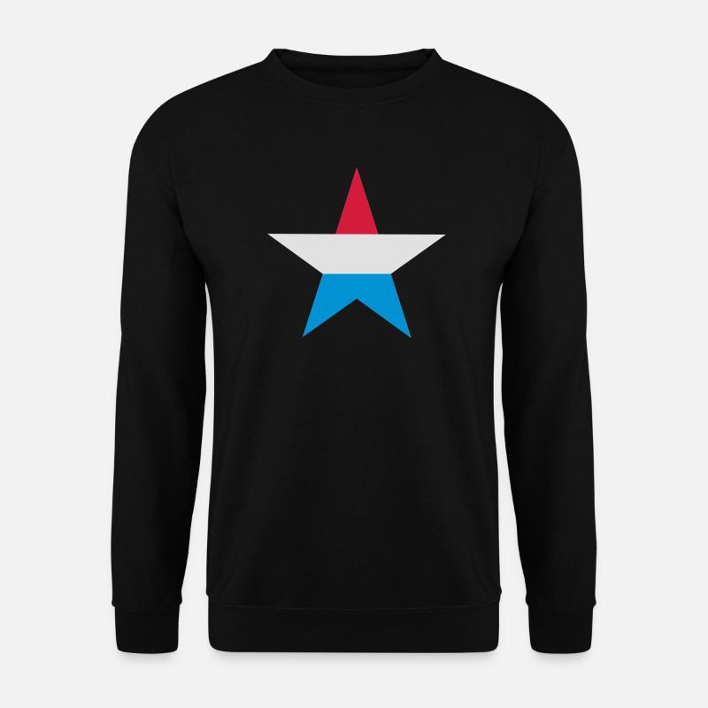 Luxemburg Stern - Unisex Pullover - Schwarz