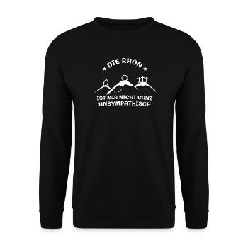 Die Rhön - Unisex Pullover - Schwarz - Vorne - Alina (178cm) & Michal (187cm)