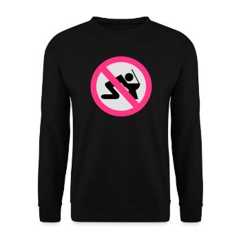 2541614 14674868 alcool - Sweat-shirt Unisexe - noir - Devant - Alina (178cm) & Michal (187cm)