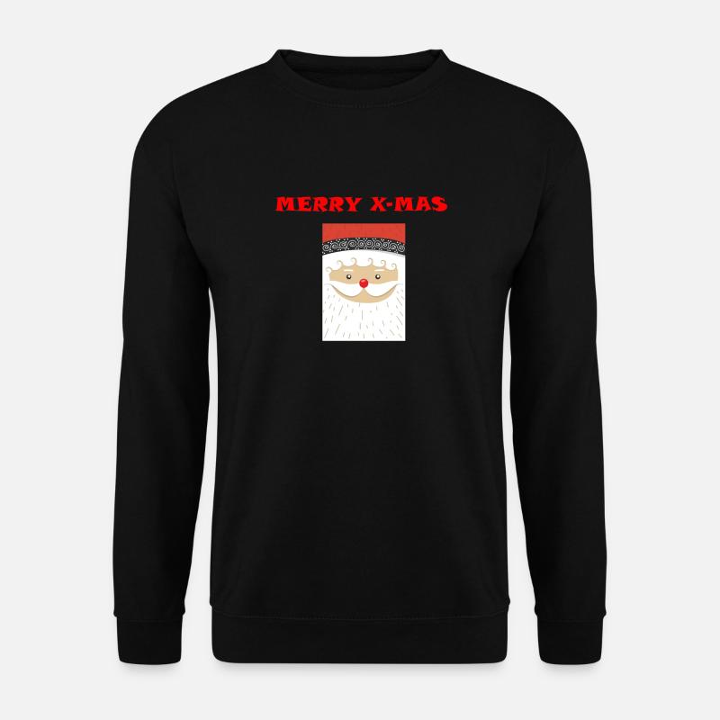 merry x mas with Nicholas - Unisex Sweatshirt - black