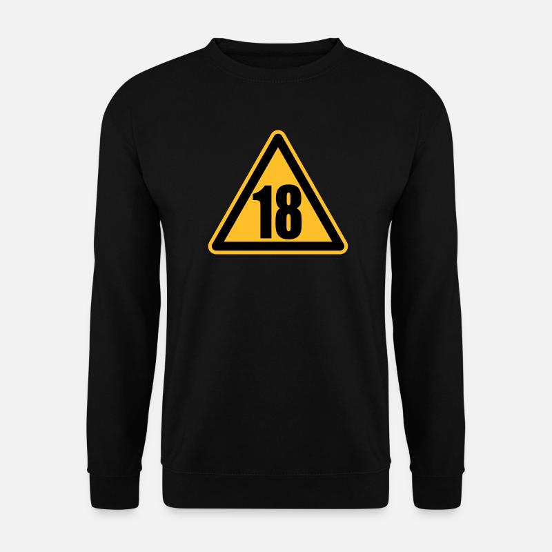 Achtung 18 - Unisex Pullover - Schwarz