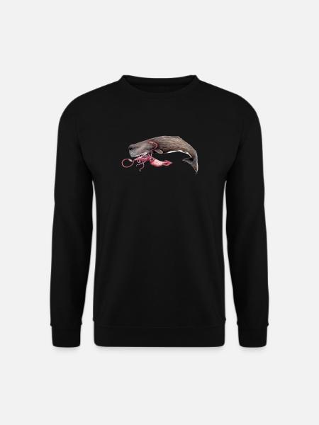 Mit Tintenfisch Pottwal - Pottwal - Cachalot - Unisex Pullover - Schwarz