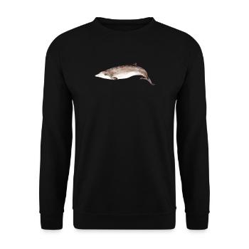 La baleine à bec - Les baleines à bec - à bec Baleine - Sweat-shirt Unisexe - noir - Devant - Alina (178cm) & Michal (187cm)