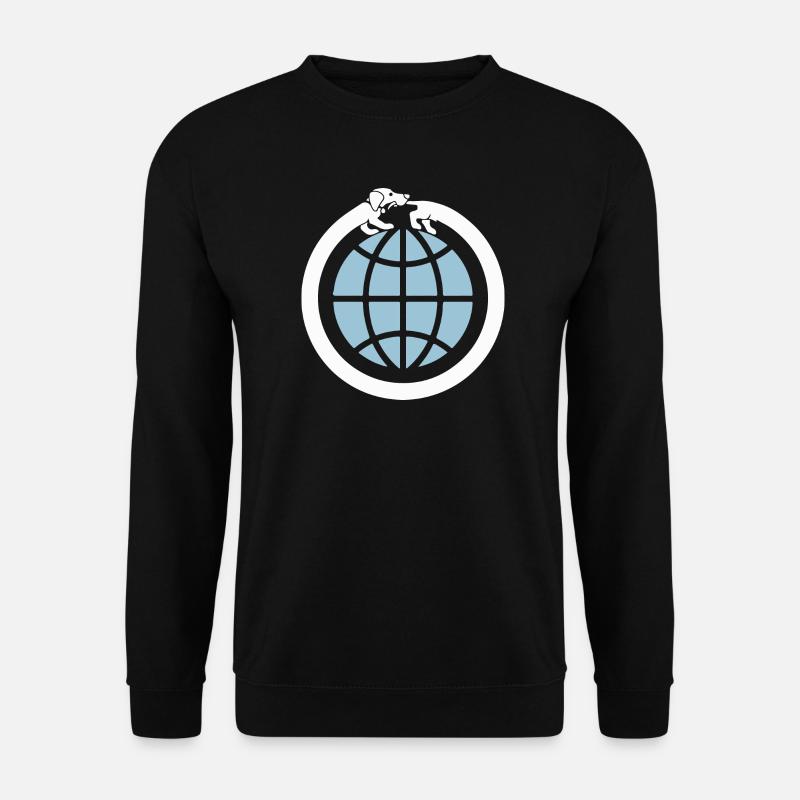 Dackel Erde - Unisex Pullover - Schwarz