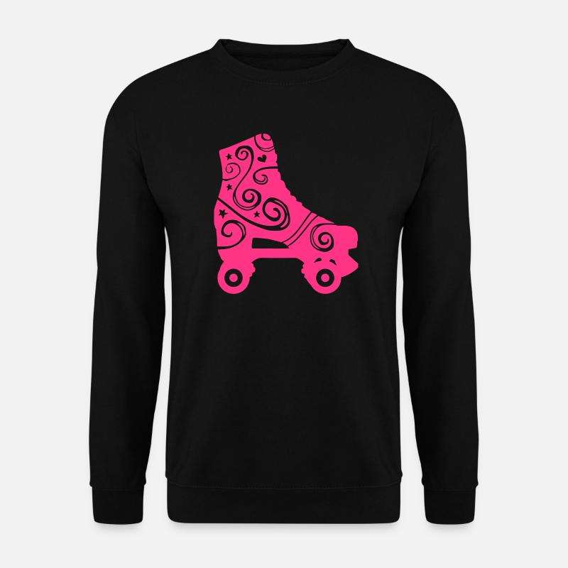 Dekorierter Rollschuh - Unisex Pullover - Schwarz