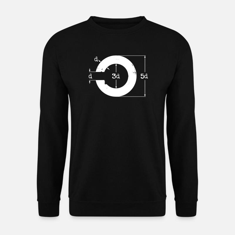 Landolt C white - Unisex Sweatshirt - black