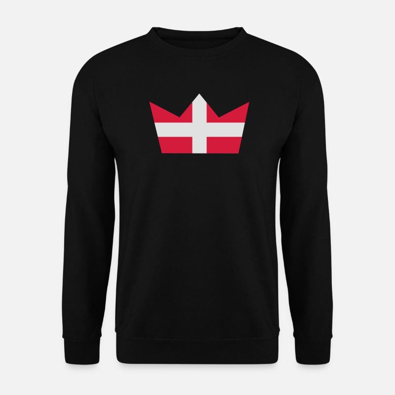 Dänische Krone - Unisex Pullover - Schwarz
