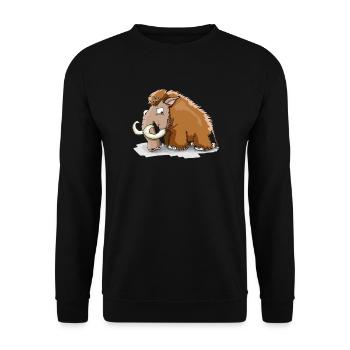 mammoth - Unisex Sweatshirt - black - Front - Alina (178cm) & Michal (187cm)