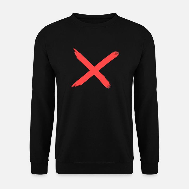 X - Unisex Pullover - Schwarz
