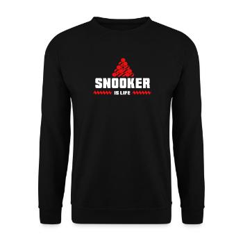 Snooker - Unisex Pullover - Schwarz - Vorne - Alina (178cm) & Michal (187cm)